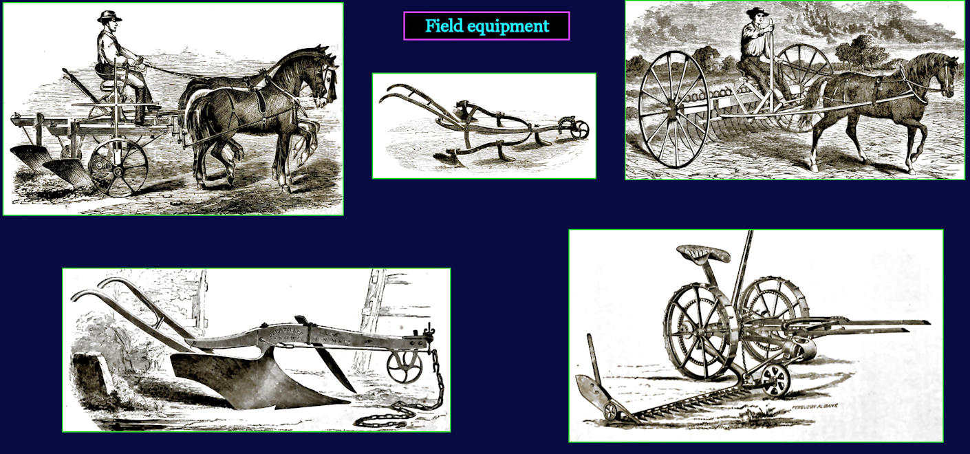 Farm equipment, 1870